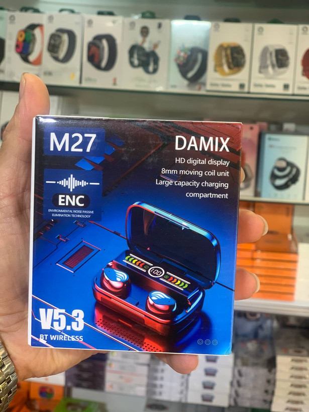 ایرپاد m27 اصلی دارای پاوربانک و نشانگر شارژ کیفیت عالی