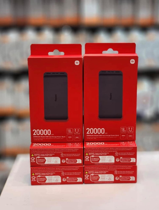 پاوربانک 20 هزار میلی آمپری شیائومی اصلی اورجینال 20000 New Pack خروجی 18 وات فست شارژ