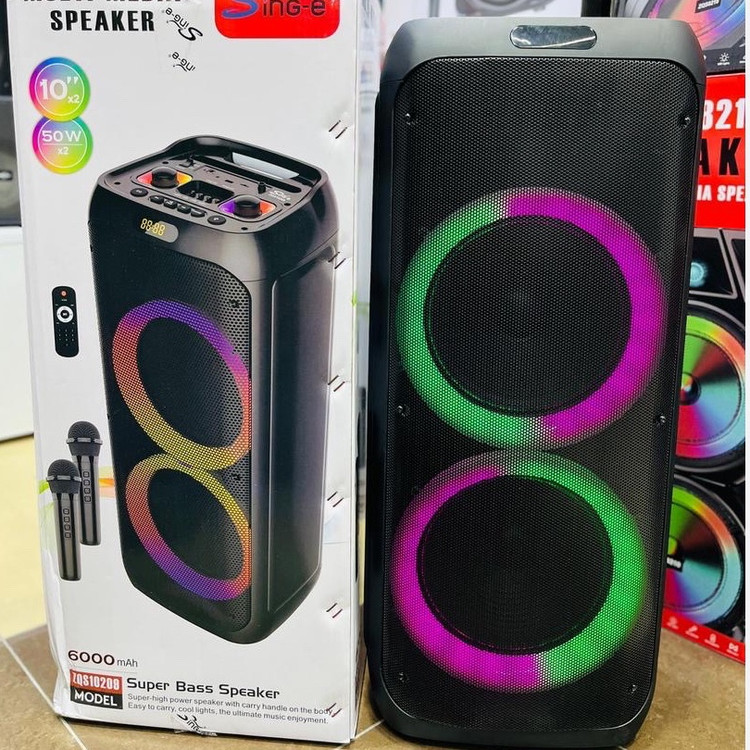 اسپیکر پارتی باکس ZQS10209 شارژی بلوتوثی اصل کیفیت عالی