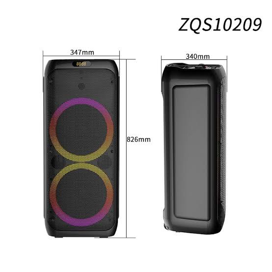 اسپیکر پارتی باکس ZQS10209 شارژی بلوتوثی اصل کیفیت عالی