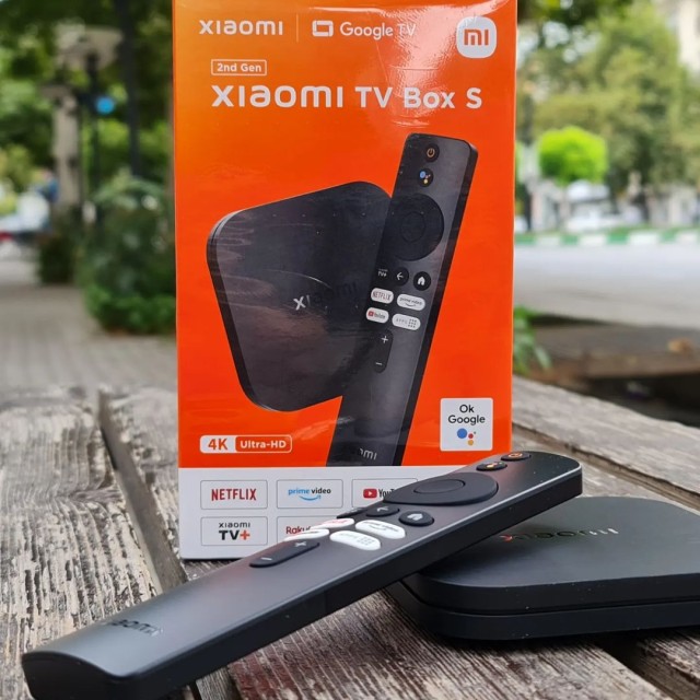 اندروید باکس شیائومی xiaoim مدل TV BOX S نسل دوم حافظه ۸ گیگ رم ۲