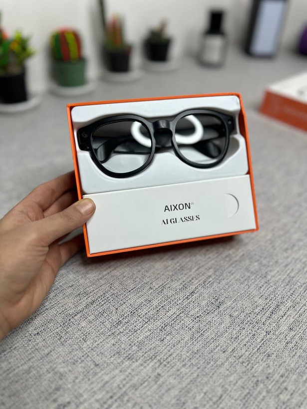 عینک هوشمند دوربین دار AIXON اصلی با قابلیت مکالمه دارای ۲ لنز اضافه