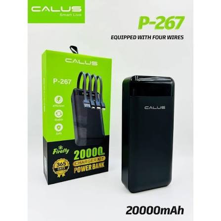 پاوربانک ۲۰ هزار میلی آمپر اصلی کالوس مدل calus p267