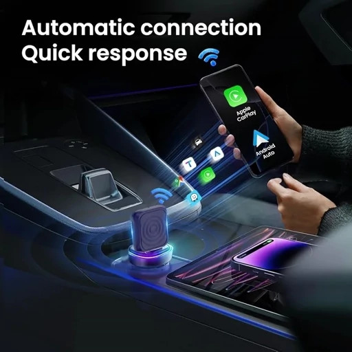 دانگل وایرلس کارپلی و اندروید اتو کارلینکیت مدل Carlinkit Mini Ultra