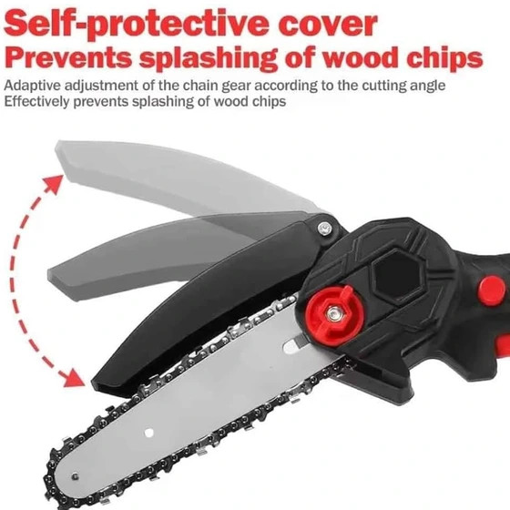 اره زنجیری شارژی CHAINSAW همراه ۲ باتری ۴۸ ولت کیفیت عالی