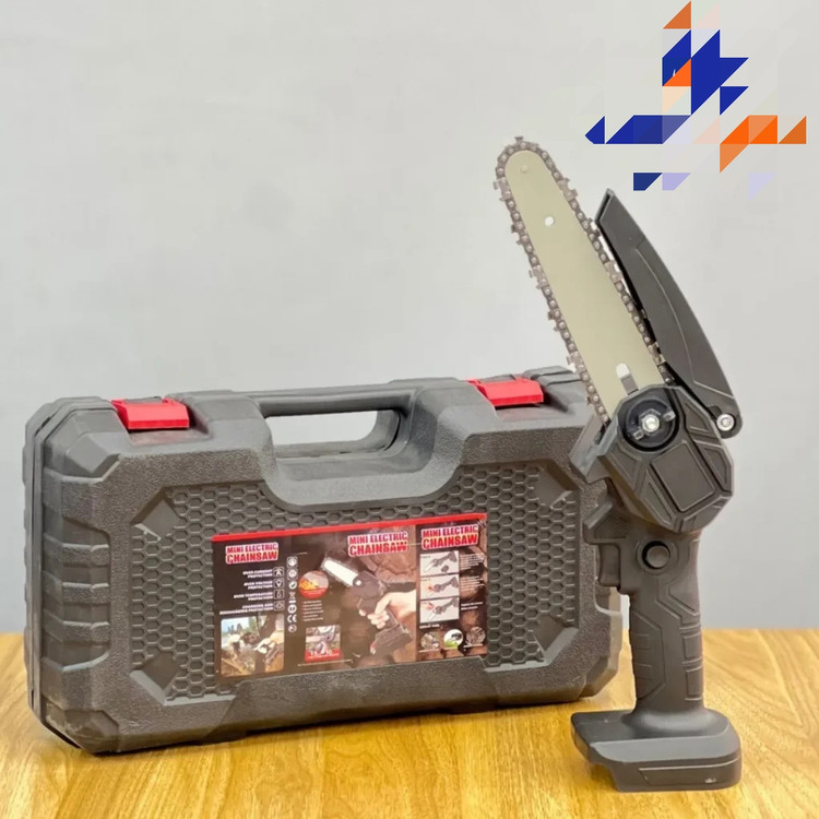 اره زنجیری شارژی CHAINSAW همراه ۲ باتری ۴۸ ولت کیفیت عالی