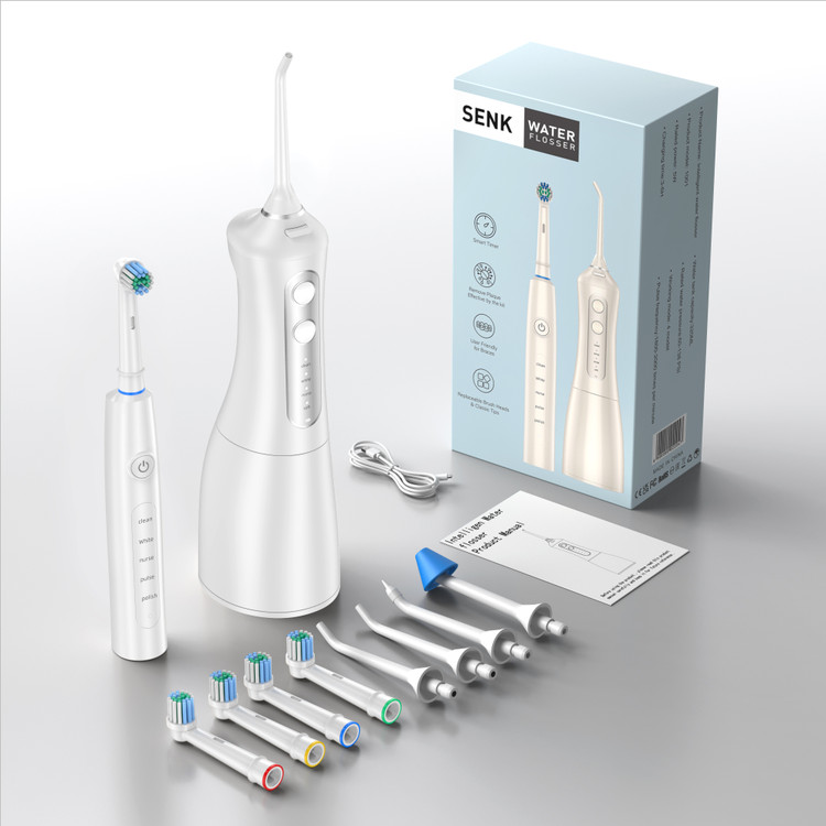 ست کامل مسواک برقی و واترجت SENK مدل Intelligent 2-in-1