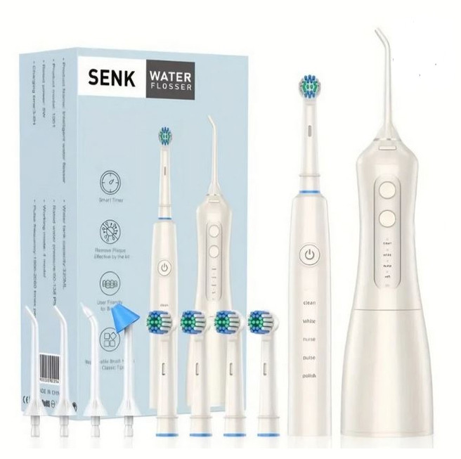 ست کامل مسواک برقی و واترجت SENK مدل Intelligent 2-in-1