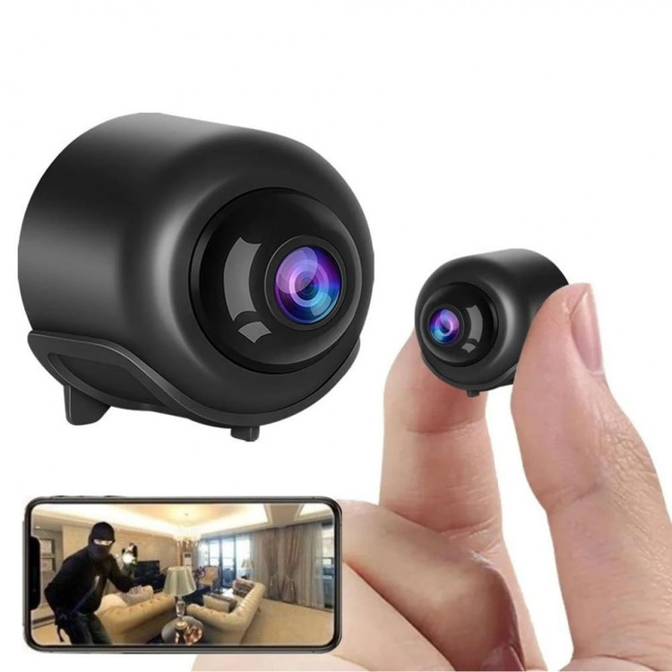 مینی دوربین کوچک وایفای اندول مدل Q‑S737 با کیفیت 4K