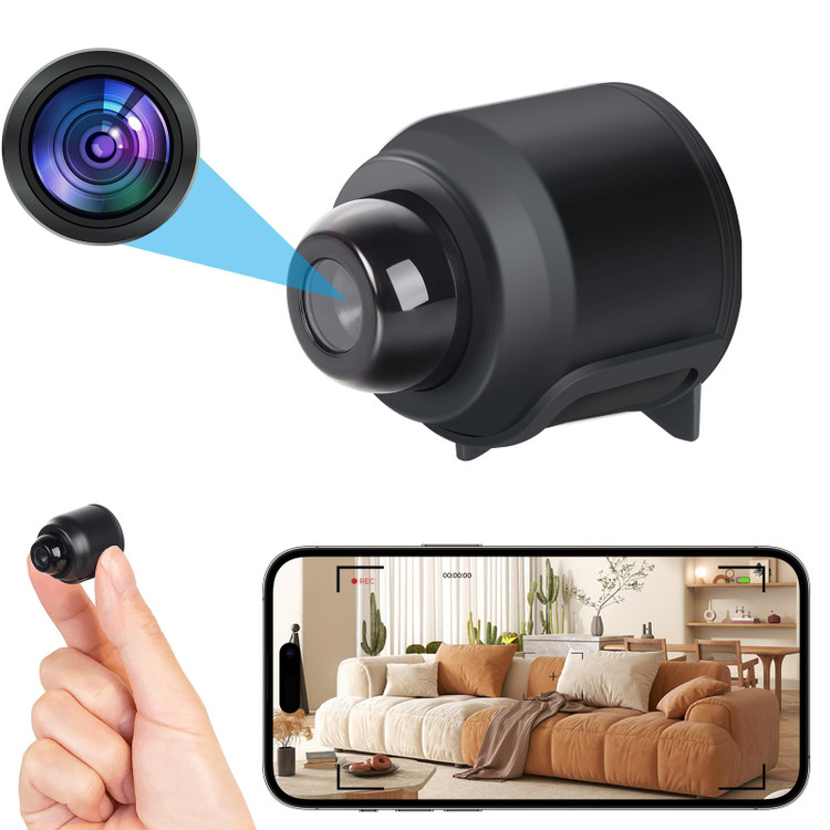 مینی دوربین کوچک وایفای اندول مدل Q‑S737 با کیفیت 4K