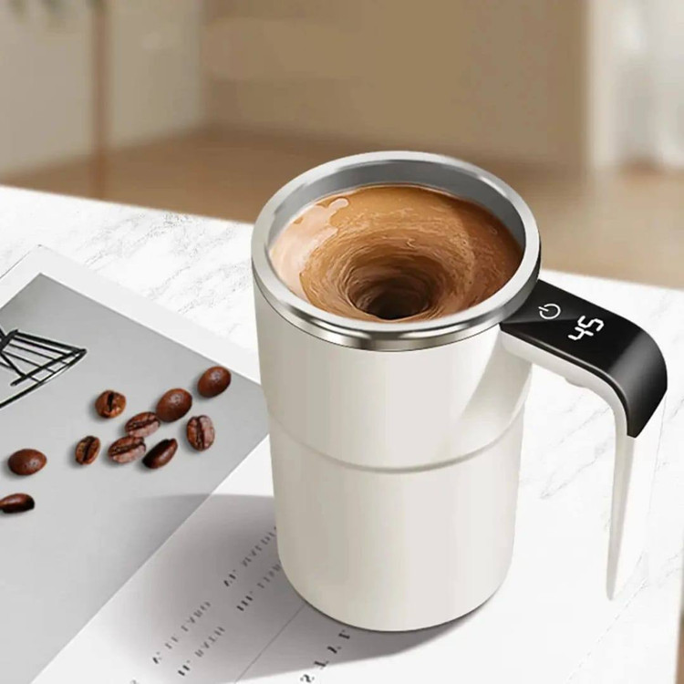 لیوان همزن هوشمند مغناطیسی شارژی با نمایشگر دما مدل SmartMix