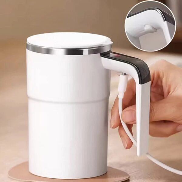 لیوان همزن هوشمند مغناطیسی شارژی با نمایشگر دما مدل SmartMix